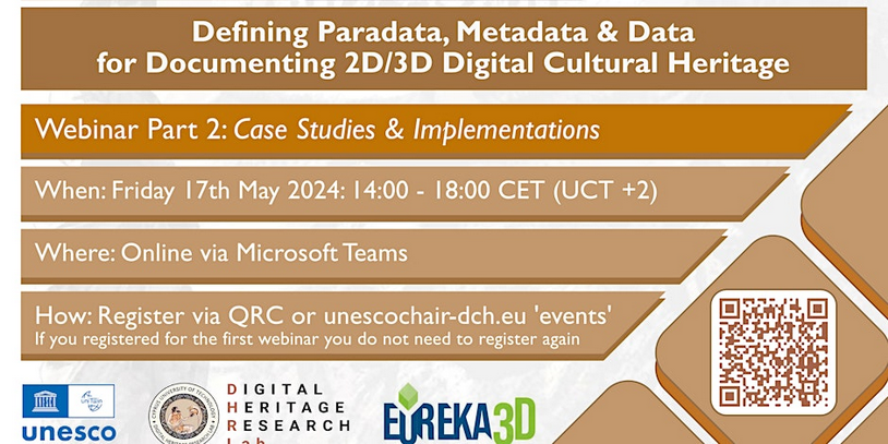 Read more about the article Defining Paradata, Metadata & Data for Documenting 2D/3D Digital Cultural Heritage