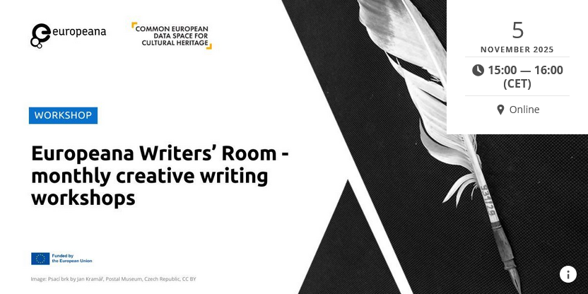 Read more about the article Europeana Writers’ Room – monthly creative writing workshops