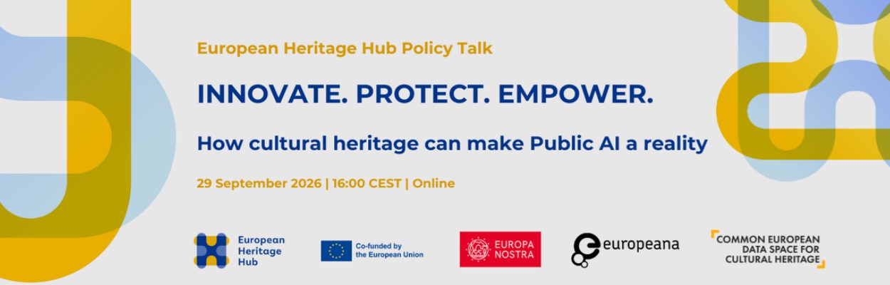 Read more about the article INNOVATE. PROTECT. EMPOWER. How cultural heritage can make Public AI a reality